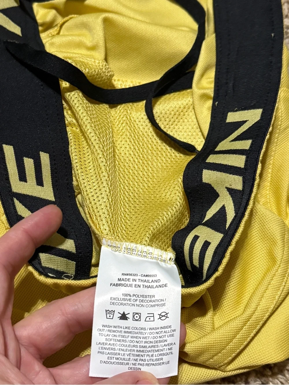 Nike Dri-Fit Tour Yellow Park III Athletic Shorts Mens Small
